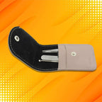 Compact 4-piece nail care set with a focus on the durable travel case.