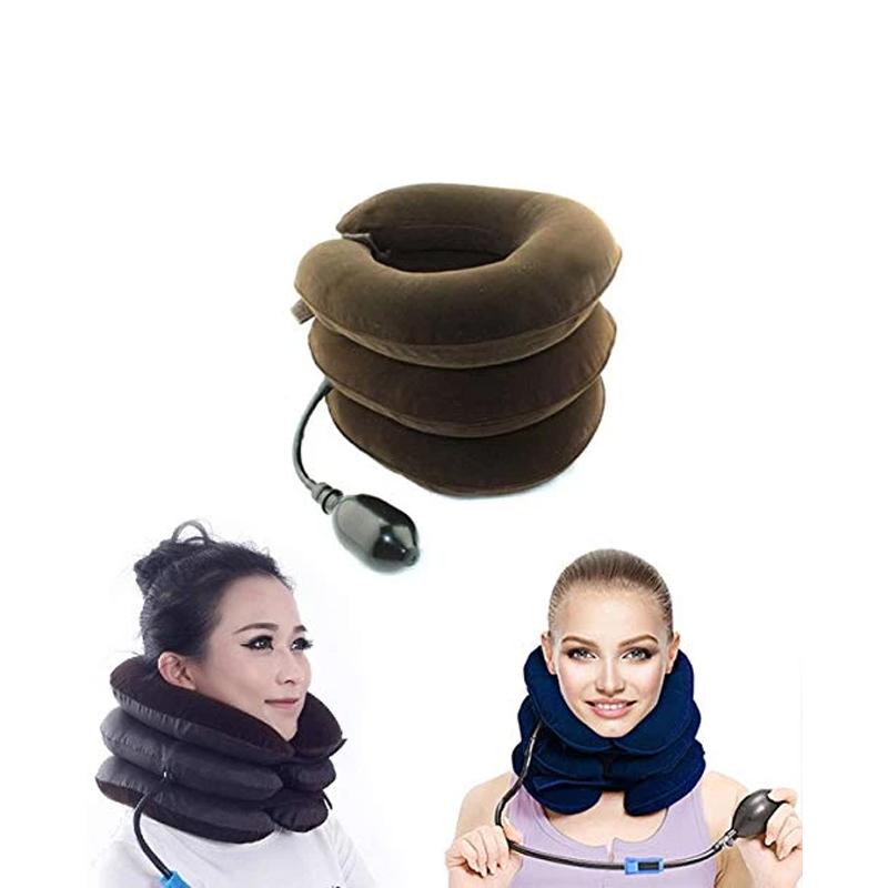 Neck traction pillow ideal for relieving neck pain