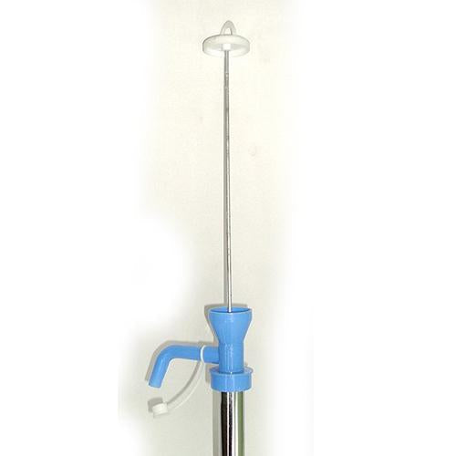 Ergonomic stainless steel kitchen oil pump for easy and precise dispensing.