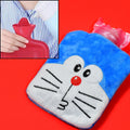 Doremon Hot Water Bag with soft blue cover for pain relief.