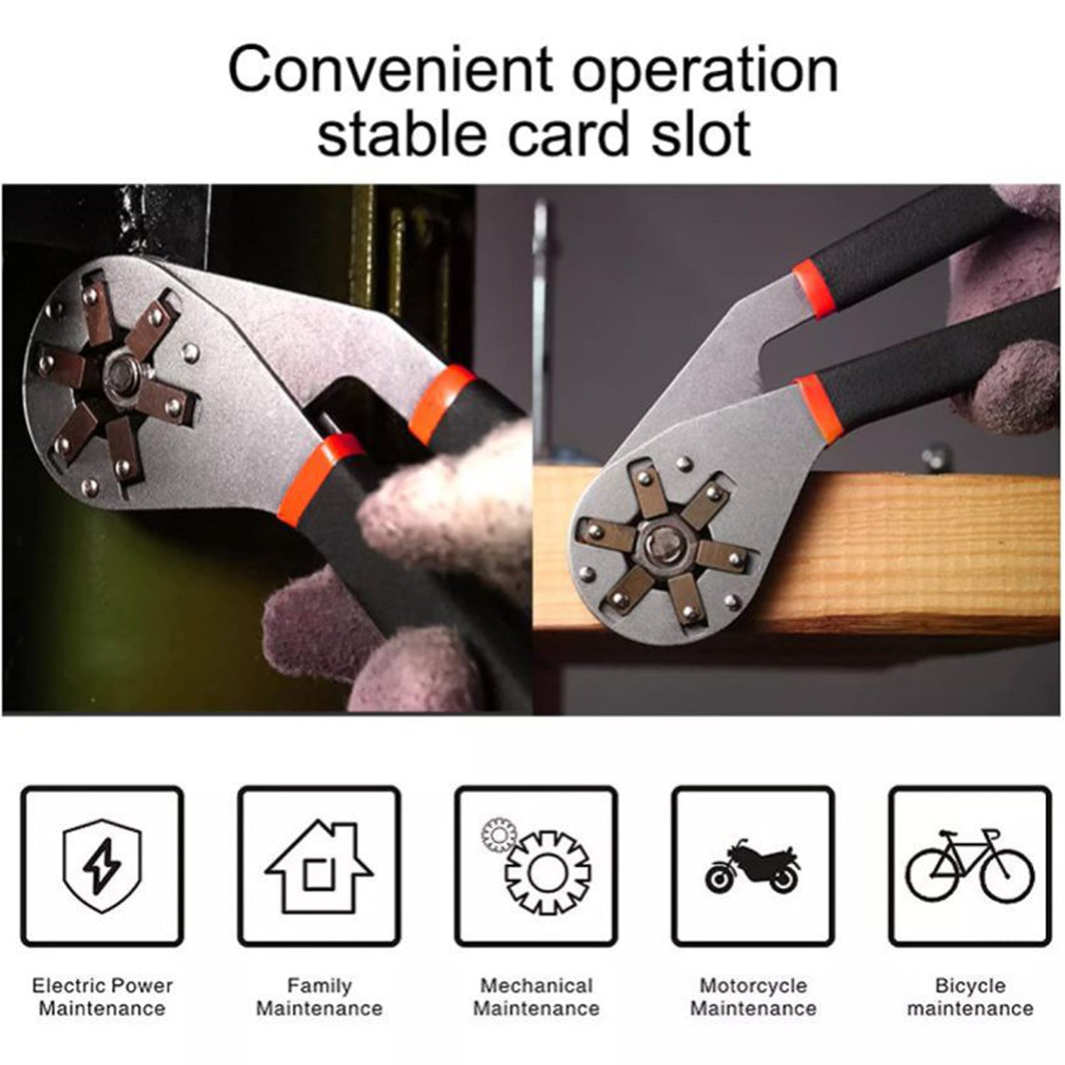 Ergonomic handle of the Bionic Wrench for comfortable use.