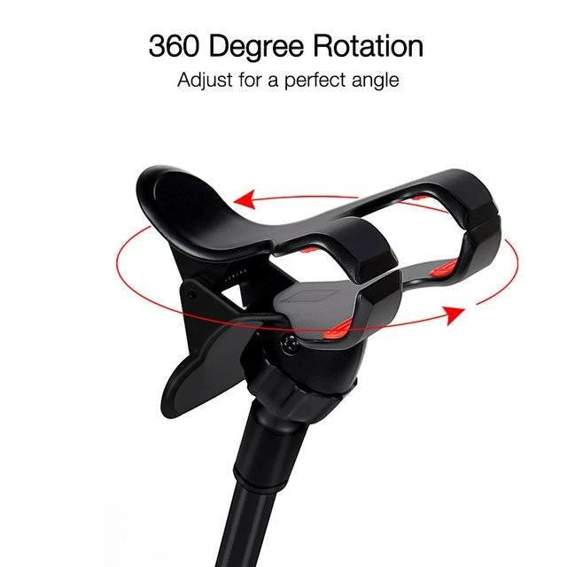 Front view of the universal Car Phone Holder with a strong grip.