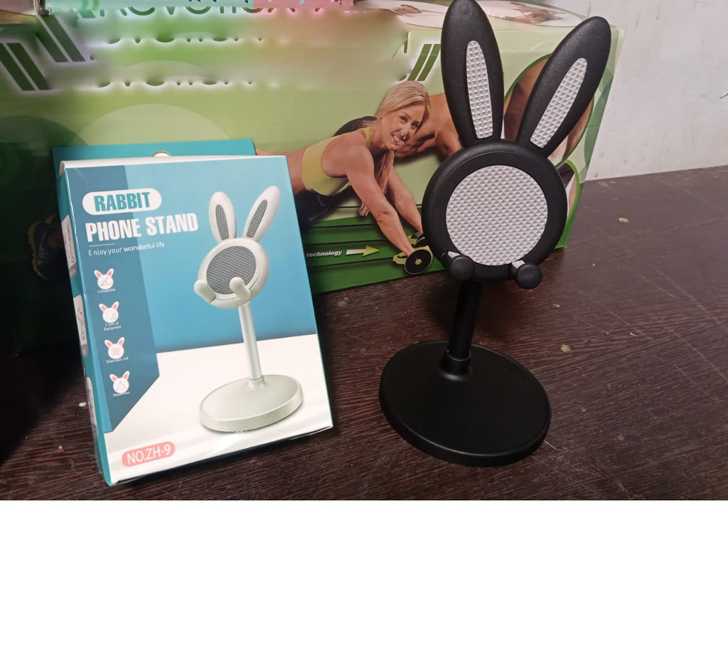 The charming Bunny Phone Stand, a versatile and adorable desk companion.