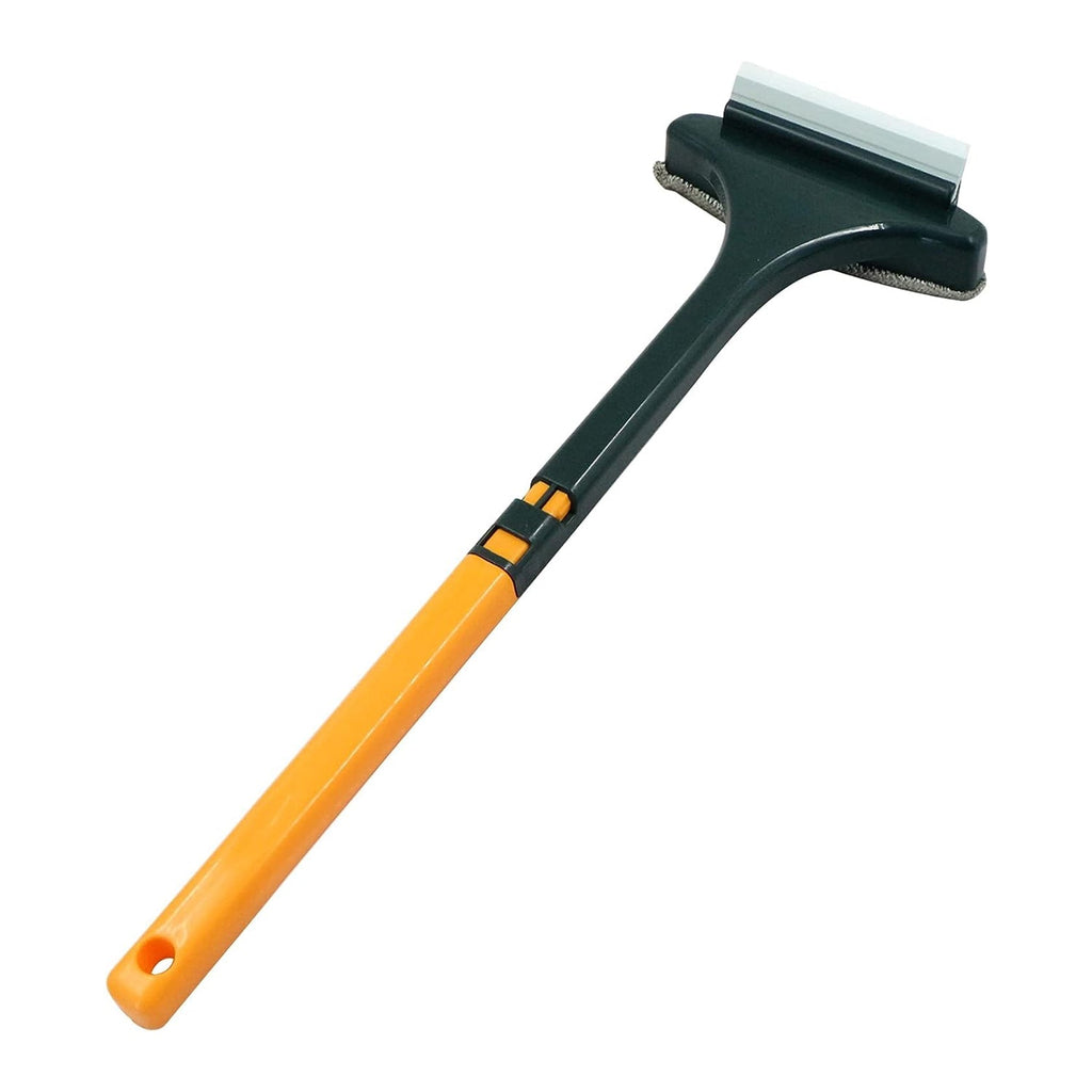 Ergonomic handle of the mesh cleaner with thumb groove and hanging hole for easy storage.