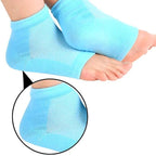 Vented design of silicone gel heel socks ensuring sweat-free wear.