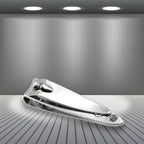 AuriGlam beauty nail tools safely stored within their clear plastic case.
