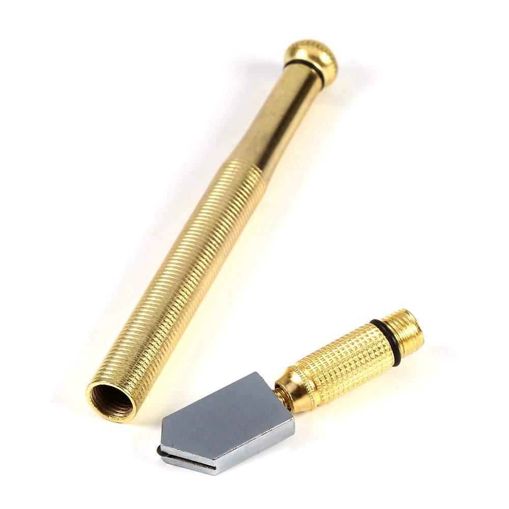High-quality gold metal glass cutter, a professional glazing tool.