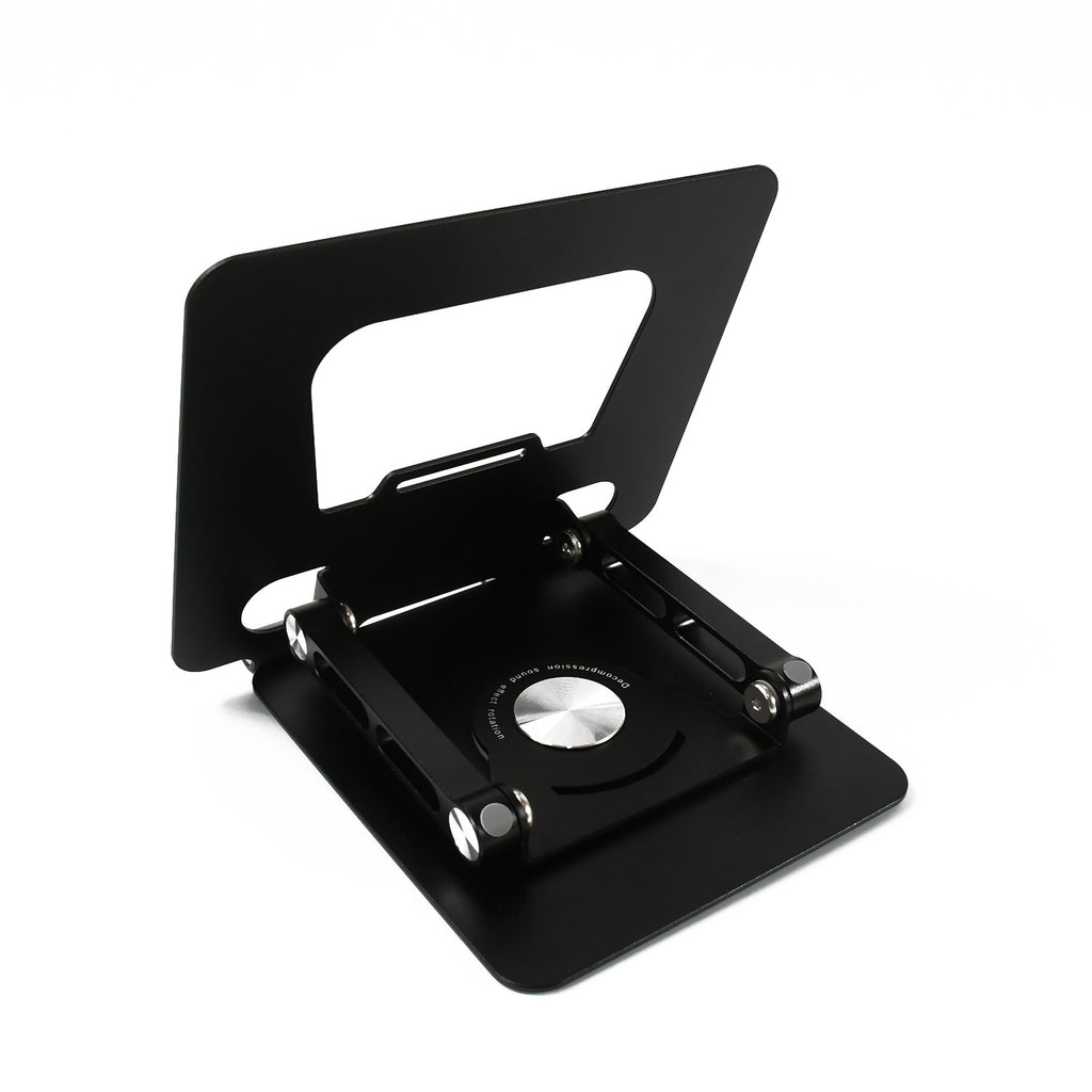 Top view of the sturdy aluminum alloy platform of the Phonixio laptop support.