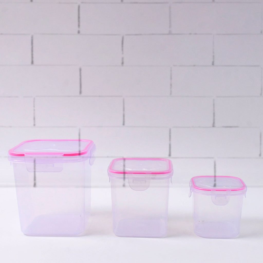 Lock seal containers maintaining freshness and flavor of stored food