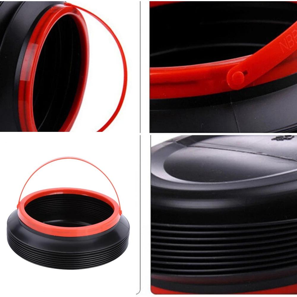 Open foldable car trash can, ready to be used for waste or storage.