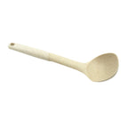The durable plastic pasta fork displayed against a clean kitchen background, ready for use.