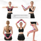 Model actively demonstrating a full-body workout with the versatile Thigh Toner.
