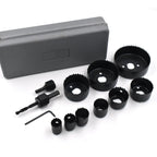 The BoltForce 12-piece hole saw kit, perfect for a range of woodworking projects.
