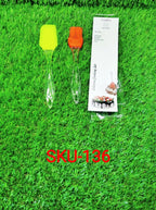 Complete set of silicone kitchen tools for baking and cooking.