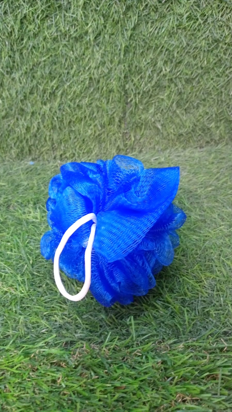 Simple, effective body scrubber for daily shower use.