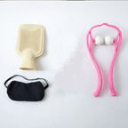 Body scrub brush from self care combo set used for exfoliation and improved circulation