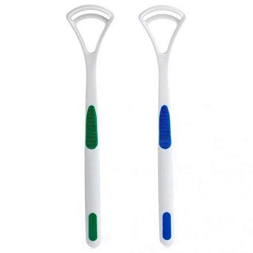 MintGuard Tongue Cleaner Brush displayed to highlight its long reach.