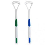 MintGuard Tongue Cleaner Brush displayed to highlight its long reach.