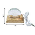 Size comparison of 3D Lord Ganesha LED night lamp