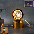 Ganpati Bapa 3D crystal ball night light emitting soft LED glow