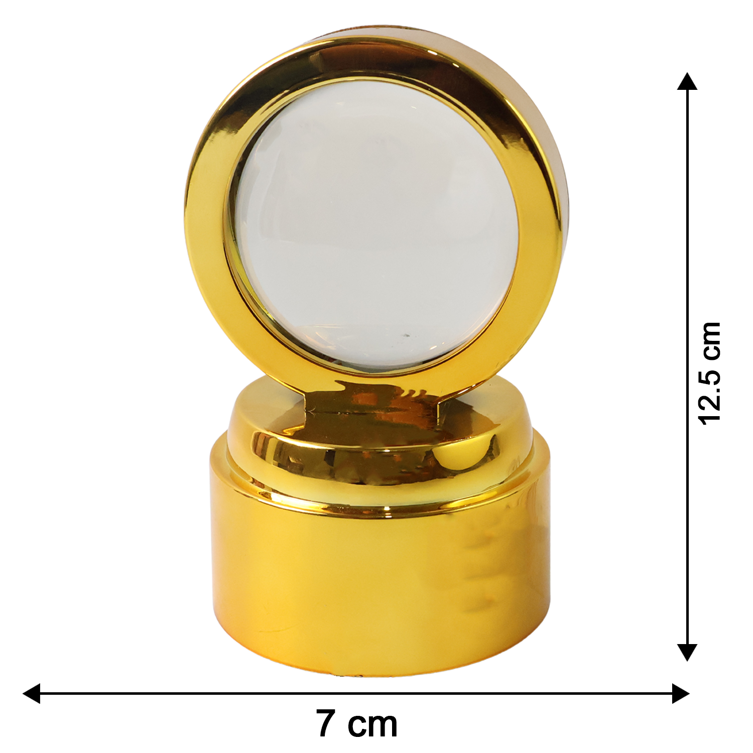 Elegant Ganpati Bapa 3D crystal ball decorative LED light lamp