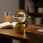 Bajrang Bali 3D crystal ball night light glowing softly as decor light
