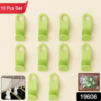 Close-up of durable plastic hanger hooks with smooth edges