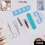 Pedicure tool kit featuring various foot files for callus removal