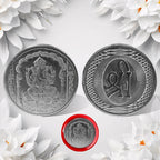 Close-up of the Decorative Ganesh Coin, showcasing intricate Lord Ganesha design.
