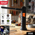 Compact and durable rechargeable LED work light for garage and workshop use