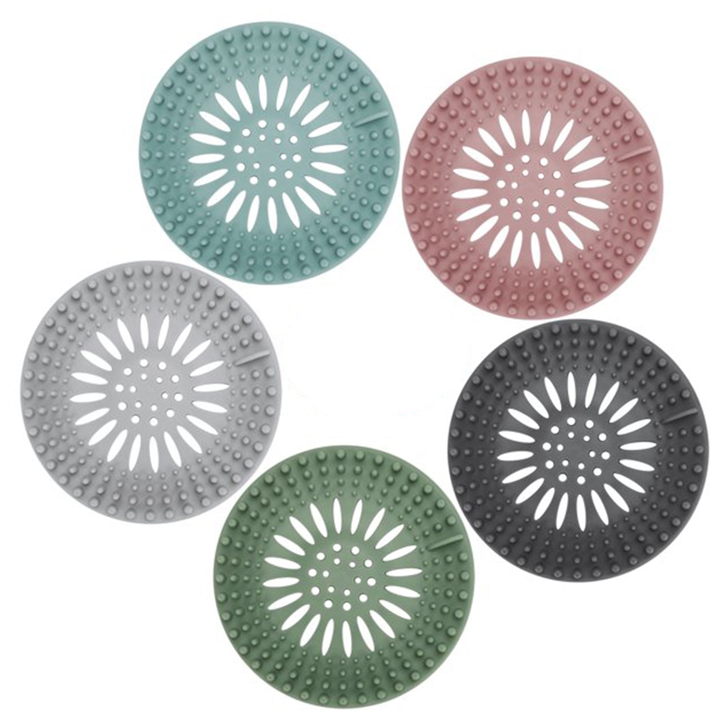 Versatile floor drain cover in white, suitable for various bathroom and toilet settings.