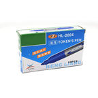 Durable blue permanent markers, designed for long-lasting performance.