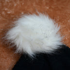 Stylish skull design beanie cap, perfect for men and women during winter.