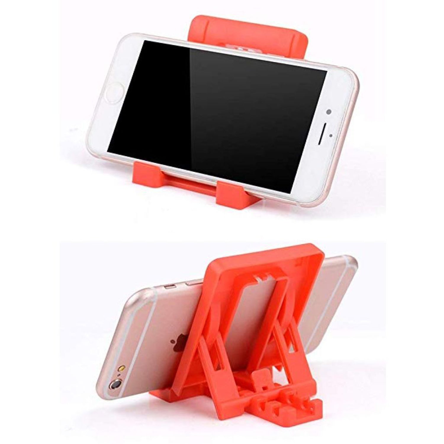 One lightweight mobile stand from the bulk set presented from a slightly different perspective, showing its ease of use.