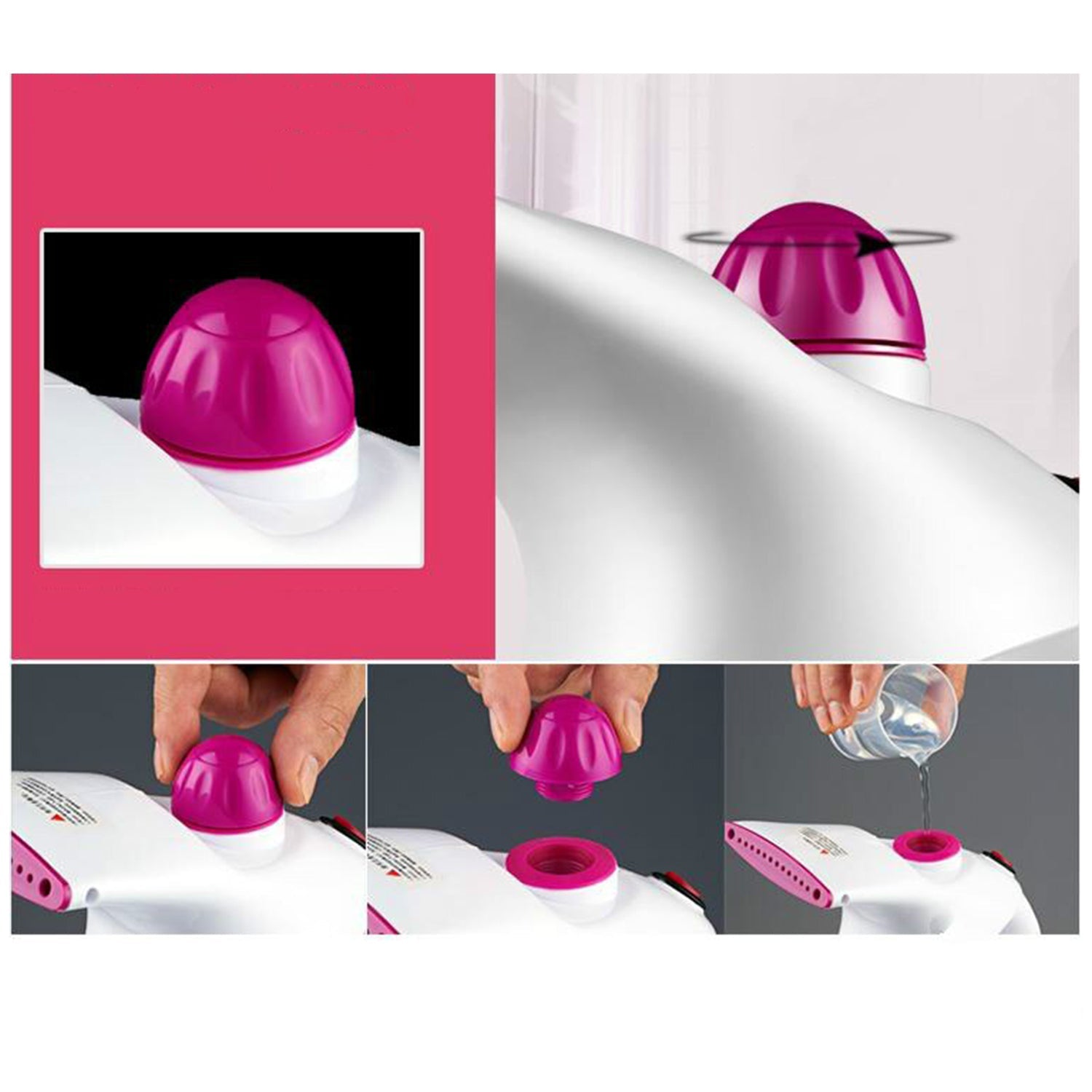Easy-to-use portable steamer delivering wrinkle-free results for all your clothes.