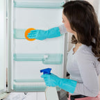 VelvaBloom cleaning scrubbers set in vibrant colors, suitable for different cleaning needs.