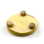 Essential kitchen tool: a sturdy wooden roti rolling board, belan not included.