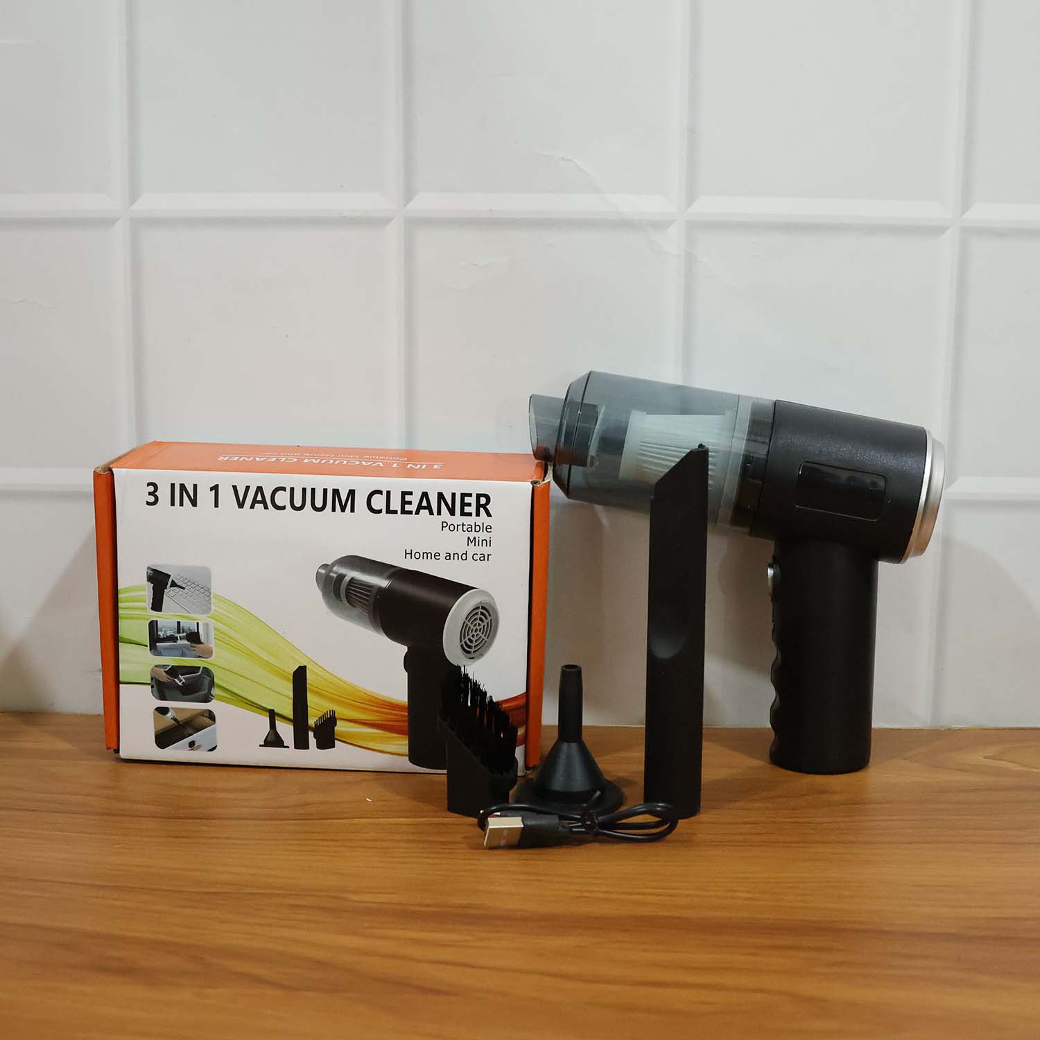 Mini Car Vacuum – Wireless, Portable & 3-in-1 Cleaner | Storenzo