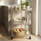 Sturdy 3-layer storage trolley designed to maximize space and organization