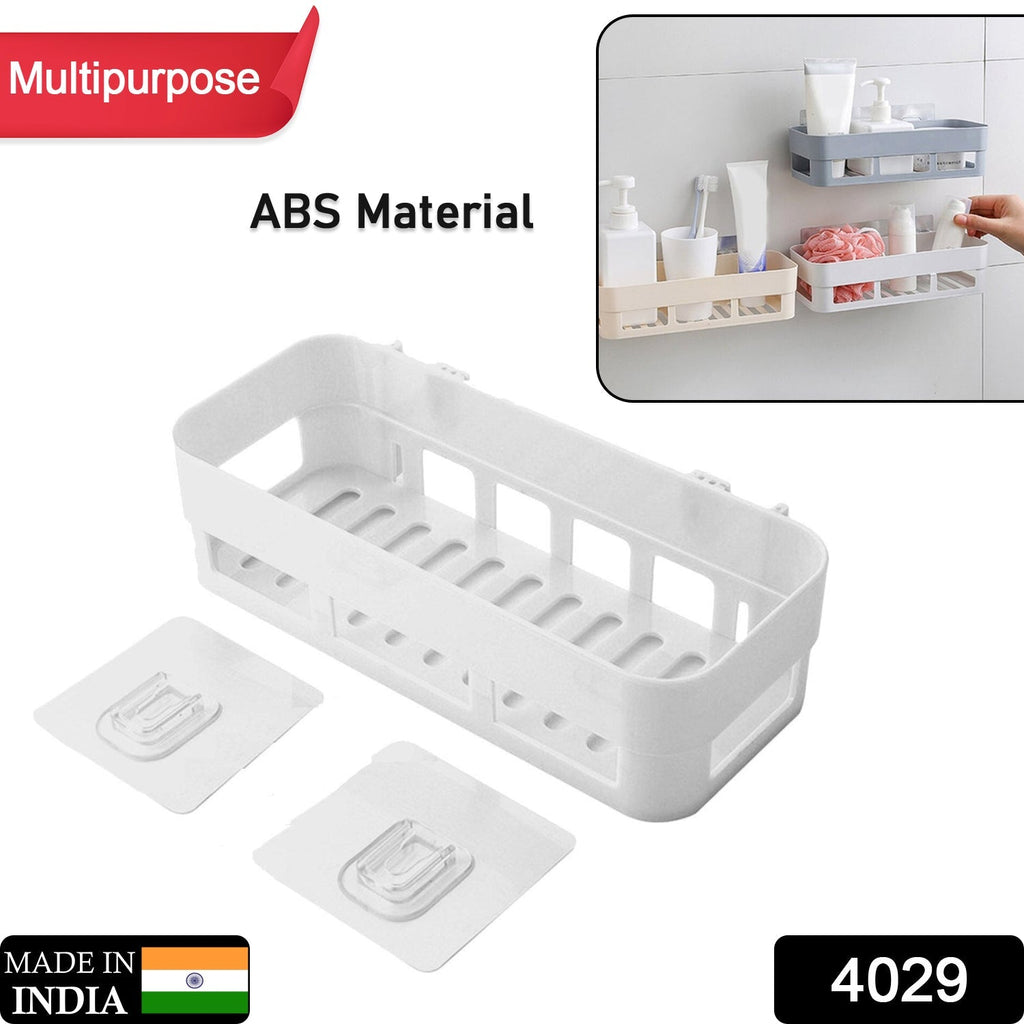 Close-up of the durable ABS plastic shower caddy basket.