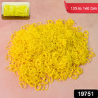 Multipurpose elastic rubber bands pack weighing approximately 125 to 140 gm