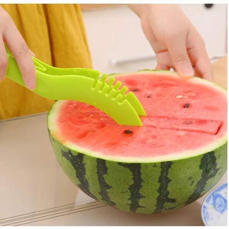 Compact and handy watermelon cutter, ensuring perfectly uniform slices every time.