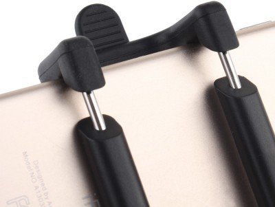 The compact and lightweight selfie stick with aux wire, ideal for mobile phones.
