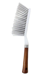 High-quality plastic brush with a wooden handle, perfect for deep cleaning tasks.