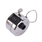 Compact 4-digit tally counter, ideal for various counting applications.