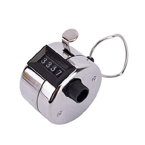 Compact 4-digit tally counter, ideal for various counting applications.