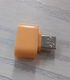 Detailed view of the Micro USB OTG adapter's connectors for reliable Android device pairing.