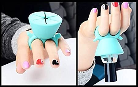 AuriGlam Nail Polish Holder with stand, versatile for both manicure and pedicure tools.