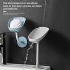 Removable tray of the soap dish detached for easy cleaning and maintenance.