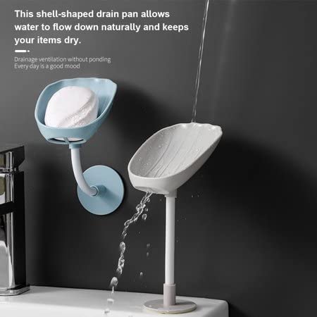 Removable tray of the soap dish detached for easy cleaning and maintenance.
